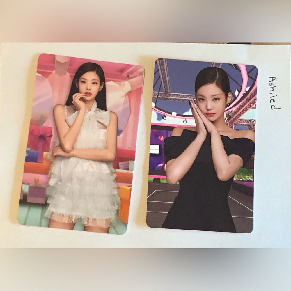 BLACKPINK THE GIRLS PHOTOCARD JENNIEset